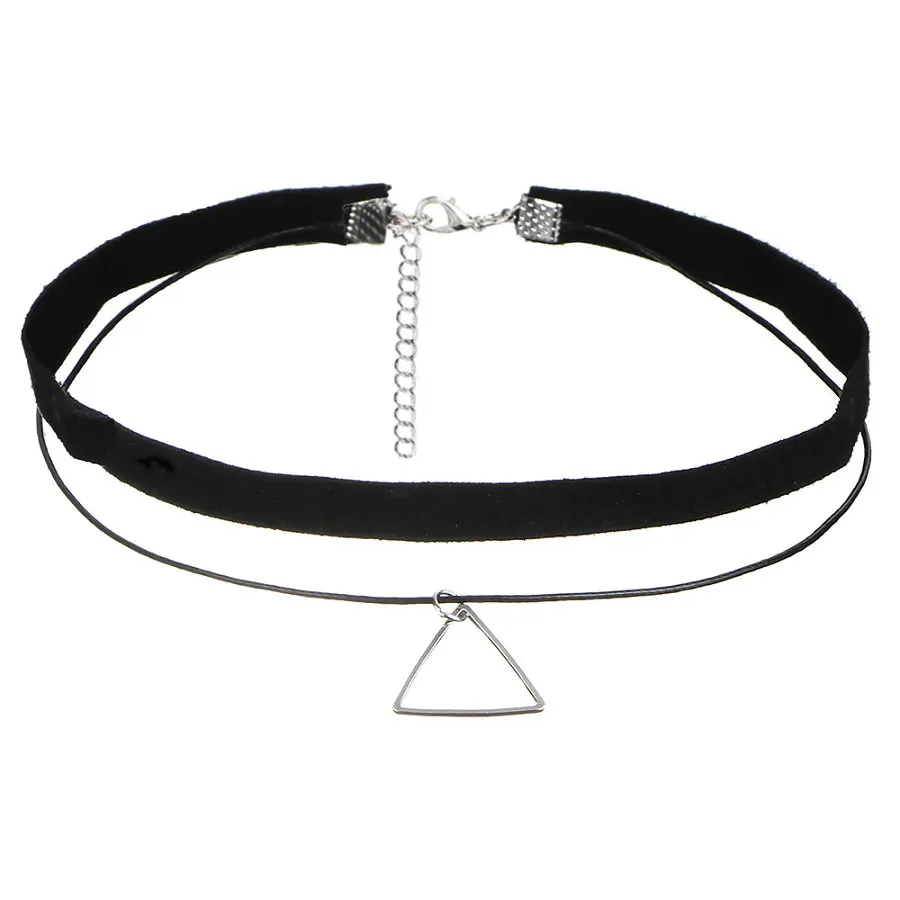 Hot Wholesale 8 Pcs/Set Black Velvet Choker Necklaces For Women Collars Fashion Girls Punk Gothic Cho collier ras du cou