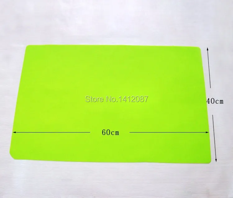 60*40cm Silicone knead dough mat,large size Knead paste Flour Table Pad,Pastry Baking tools