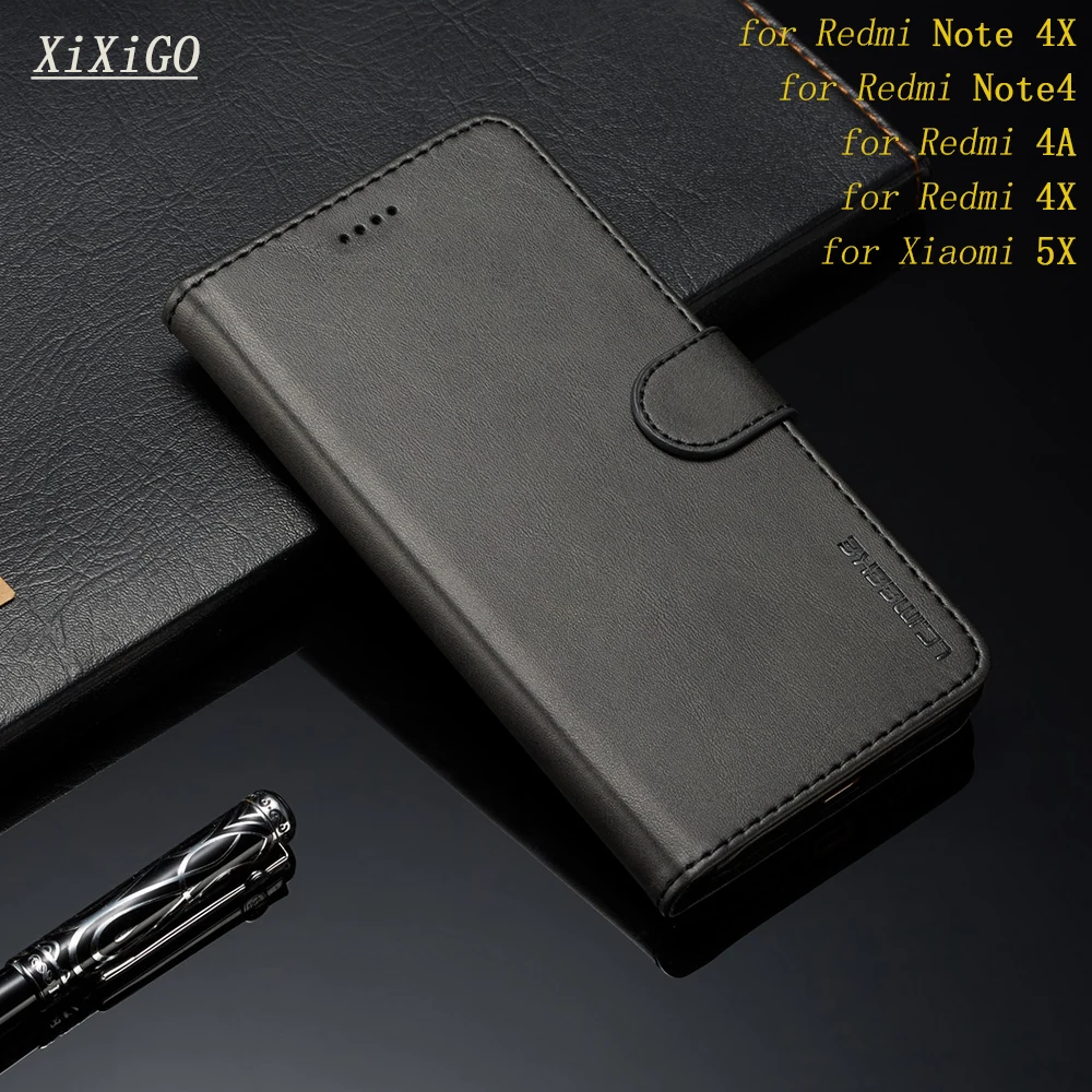 

Book Case for Redmi Note4 Note 4X Coque Case for Redmi 4x Xiaomi Mi A1 Flip Back Cover for redmi 4 4a