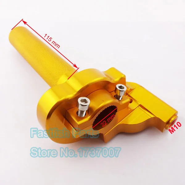 Performance CNC Throttle Assembly Gold For CRF XR 50 ATV Quad Buggy Go