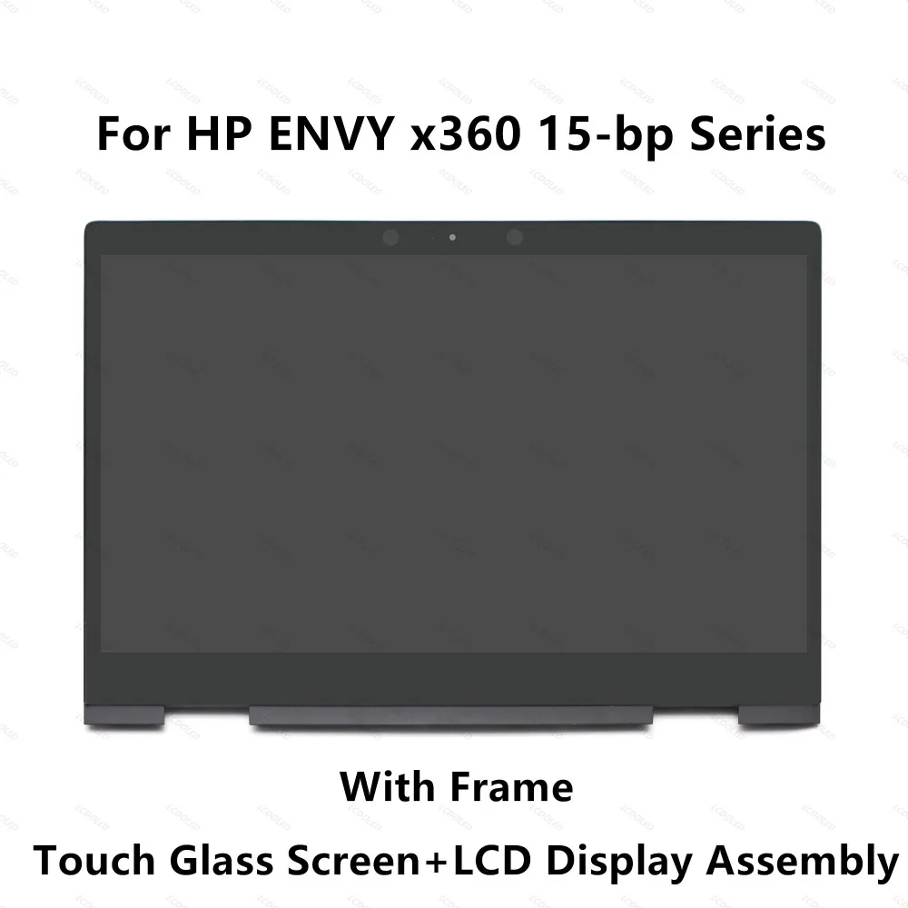 

For HP ENVY x360 15-bp002nf 15-bp002nh 15-bp002ni 15-bp002nn 15-bp002np Full LCD Display Screen Touch Glass Digitizer Assembly