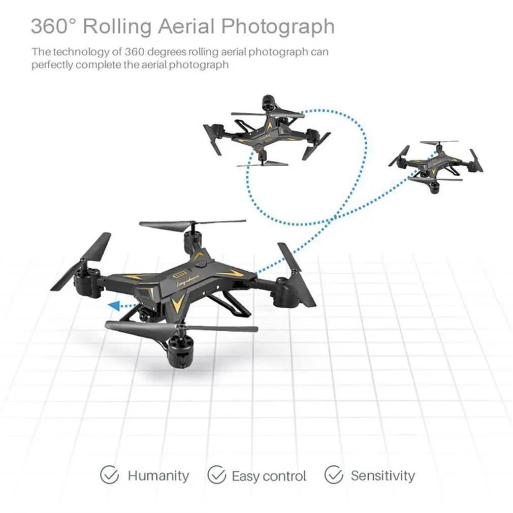 KY601S Радиоуправляемый Дрон с камерой 1080P Gravity Sense FPV Квадрокоптер 20 минут время воспроизведения три батареи версия Дрон игрушки