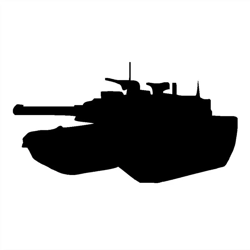 

15.2*8.2CM Personality Army Tank War Sticker For Infantry Car Reflective Waterproof Vinyl Decals Black/Silver C7-1610