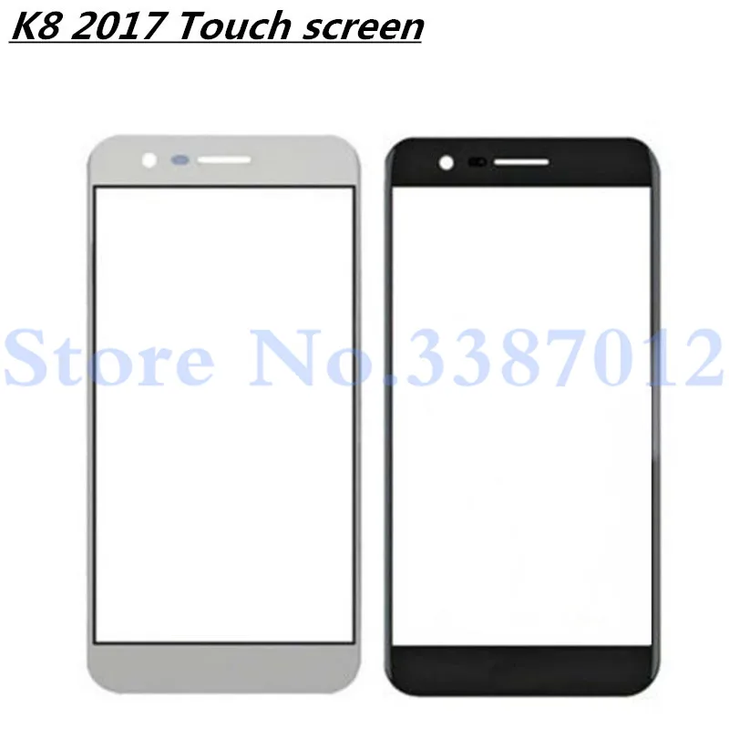Внешняя стеклянная крышка объектива с логотипом для LG K8 2017 X300 M200N X240|glass lens|replacement
