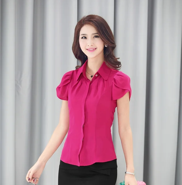 White Blouses Women Summer Shirts 