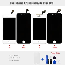 1PCS LCD Display Touch Screen Panel for iphone 6 6 Plus 6S 6S Plus Display Screen Digitizer Assembly No Dead Pixel Free Shipping skylarpu touch screen digitizer panel for lxe vx9 forj rugged wireless vehicle mount computers free shipping