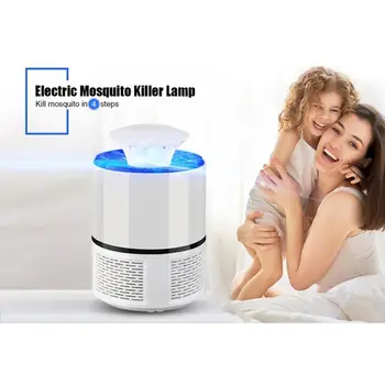 

Electric Mosquito Killer Lamp Killer Bug Room Anti Trap Living Home Insect Control Mosquitoes LED Pest