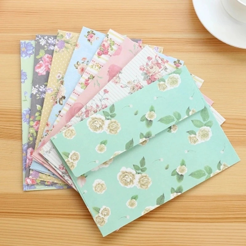 

20pcs/lot 12.5*17.5cm Creative Color Western Style Letters Love Letter Collection Pure Color Envelopes Students Stationery