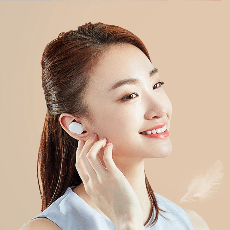 Беспроводные наушники Xiaomi MI AirDots TWS Bluetooth5.0 Redmi Airdots гарнитура с голосовым