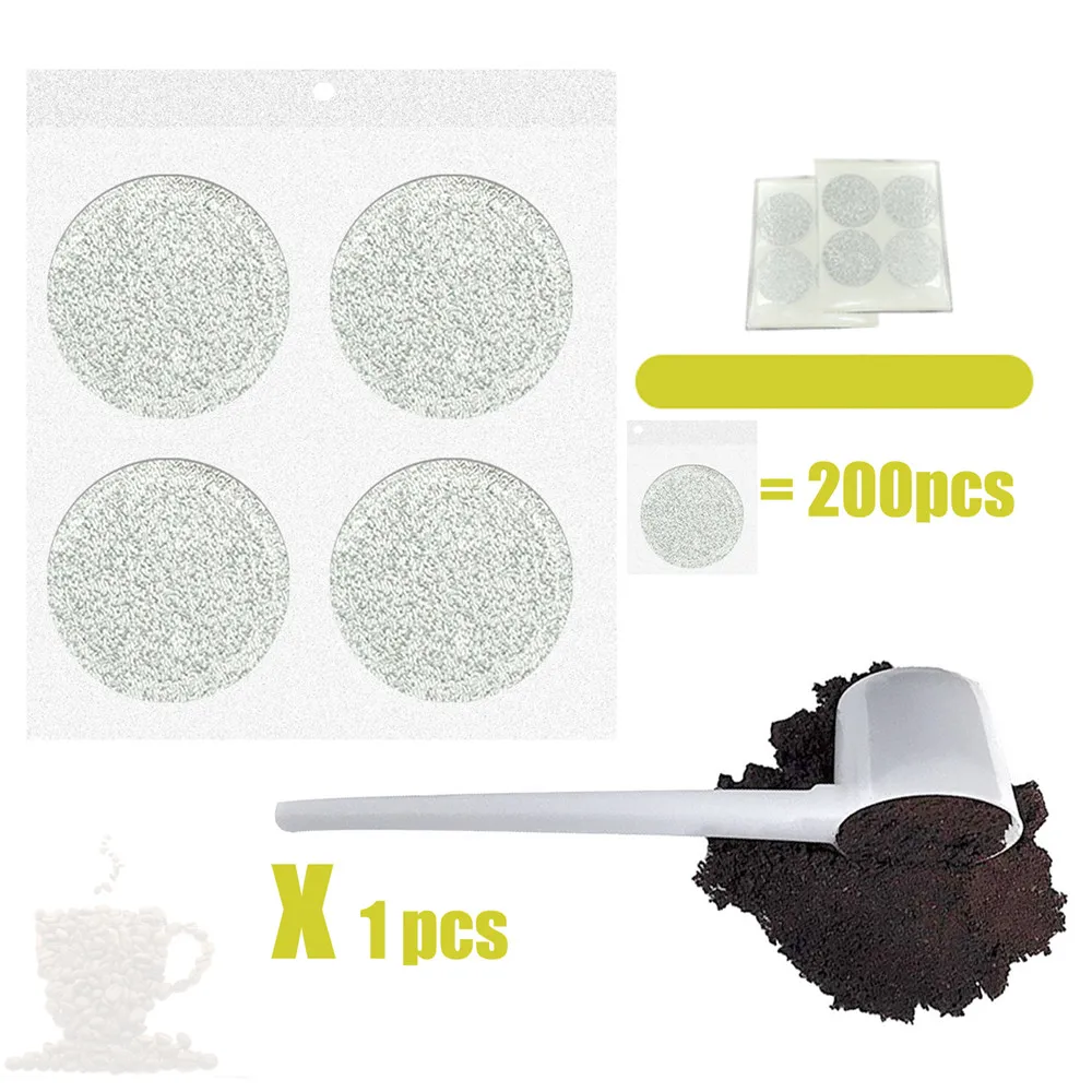 

Adhesive Aluminum Lids Seals for Filling Disposable Refillable Reusable Nespresso Pod Capsules Sticker Foils 200PCS