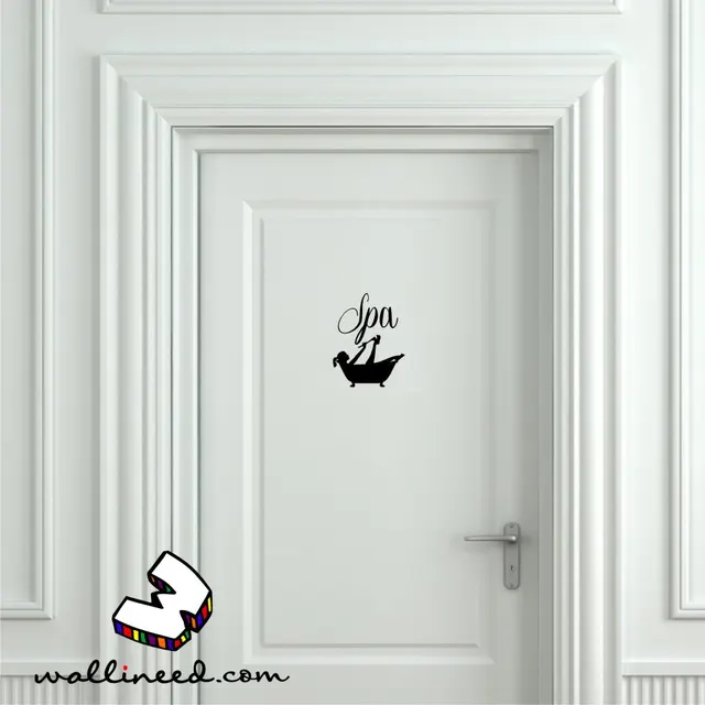 Interessante Lustige Spa Zeichen Waschraum Signal Wc Badezimmer Tür