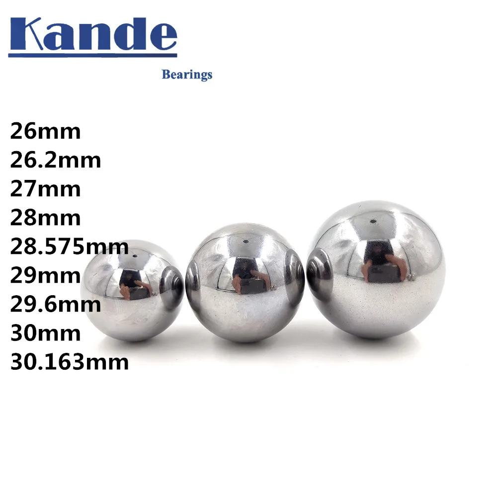 

High Quality GCR15 Solid ball High precision G20 1PC 26 27 28 29 30mm 10PCS hardness bearing ball For CNC ,impact test