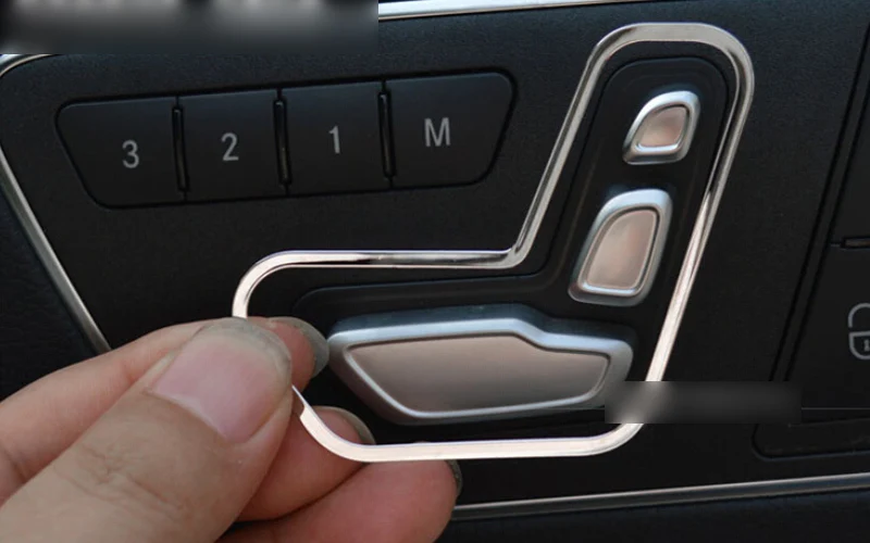 Us 14 52 17 Off 2010 2015 For Mercedes Benz E Class W212 E200 E250 E300 E350 Interior Seat Adjusting Switch Button Frame Trim Stainless 6pcs In