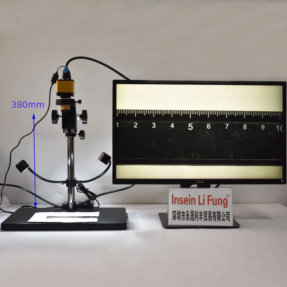 

1080P Industrial Electronic Video Microscope Camera Suppress Glare High Working Distance Large Depth of Field HDMI Magnifier