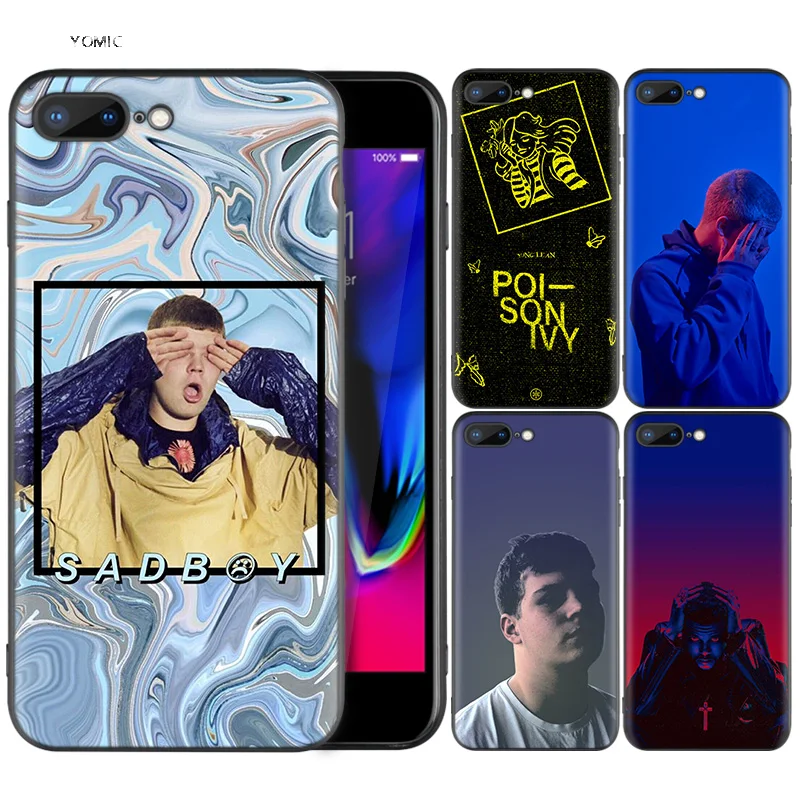 

Silicone Case Mobile Phone Bag Coque for iPhone XR 7 8 6 6S Plus X XS MAX 5C 5 5S SE 7Plus 8Plus Yung Lean Rapper