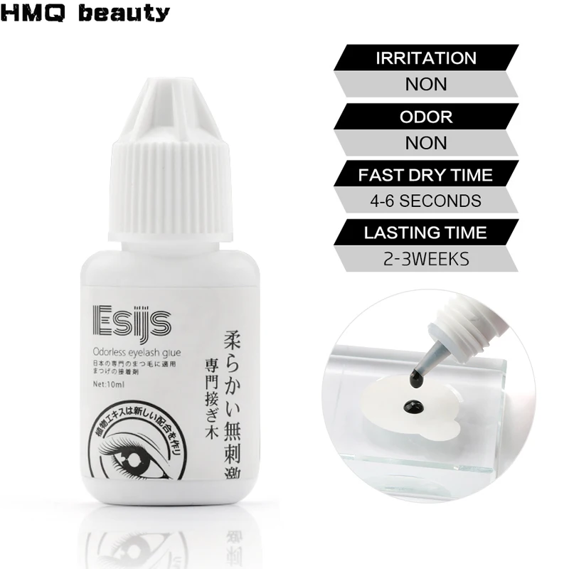 10ml 3-5s dry time non-odor no simulation lash glue eyelash glue eyelash extension glue individual eyelash glue