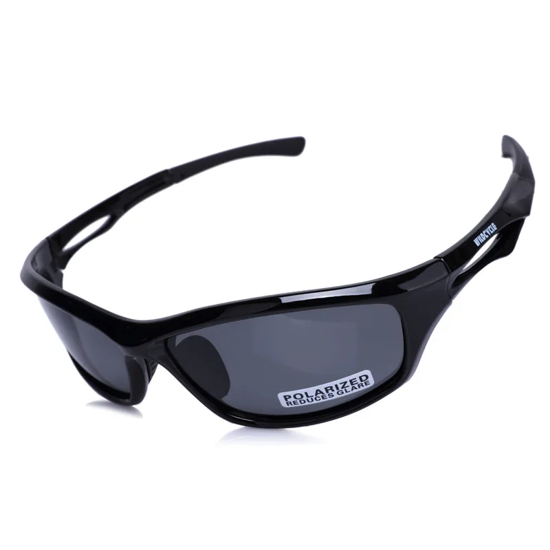 Мужские и женские велосипедные поляризованные очки для велоспорта, спортивные солнцезащитные очки Lunette De Soleil, уличные велосипедные солнцезащитные очки - Цвет: Черный