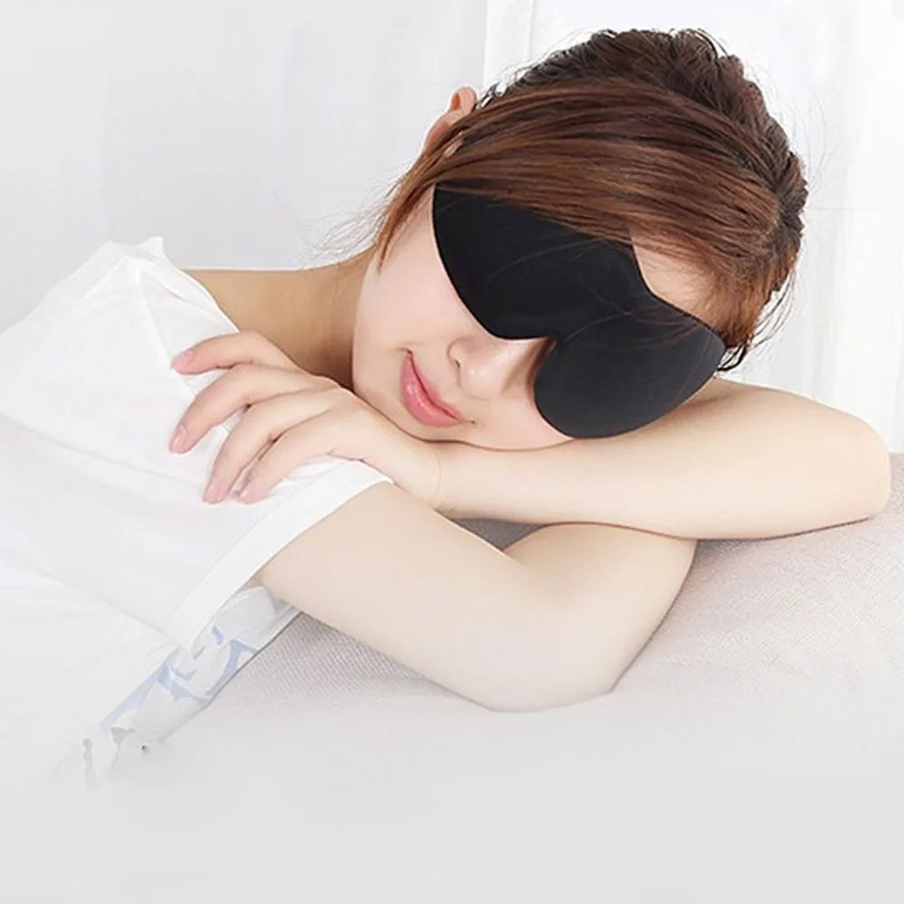 

NEW 1Pcs Sleeping Eye Mask Blindfold Eyeshade Eyepatch Blindfolds for Health Care Travel Relax Sleep Aid Cover