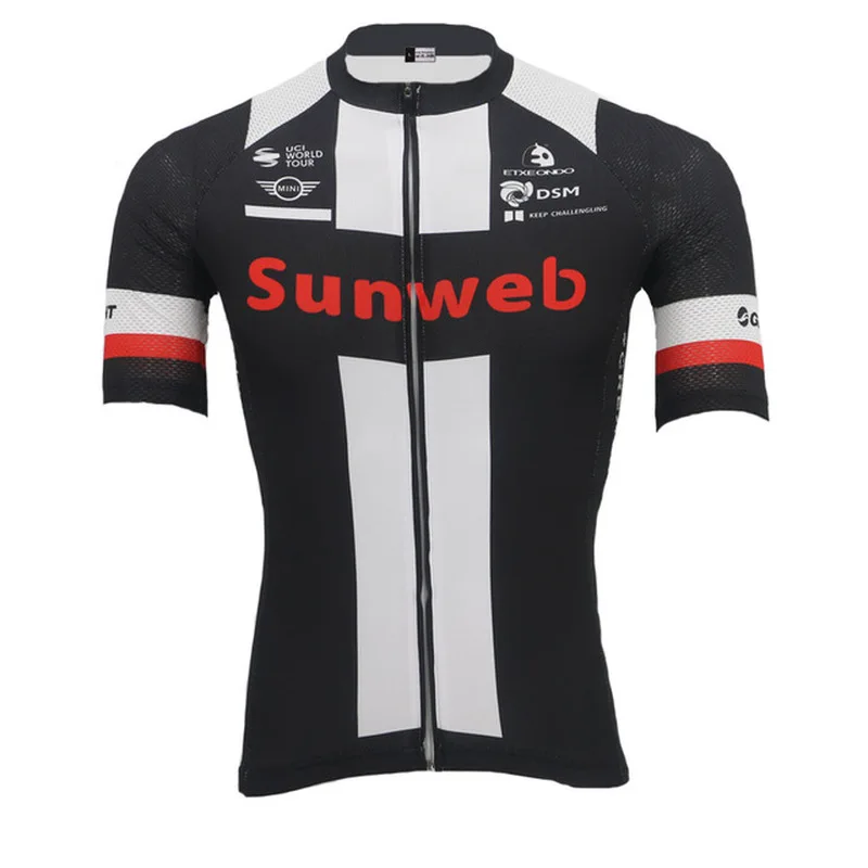 2018 SUNWEB Для мужчин с коротким рукавом велосипед Джерси комплект Ропа ciclismo MTB