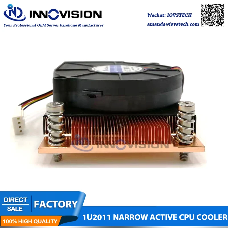 Узкий радиатор 1u LGA2011 для кулера ЦП сервера 94*56 мм процессора intel Xeon E5 2600 Series|2011