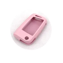 Жесткий Пластик без ключа дистанционного защиты Чехол(Gloss Розовый) для Фольксваген Гольф Mk7