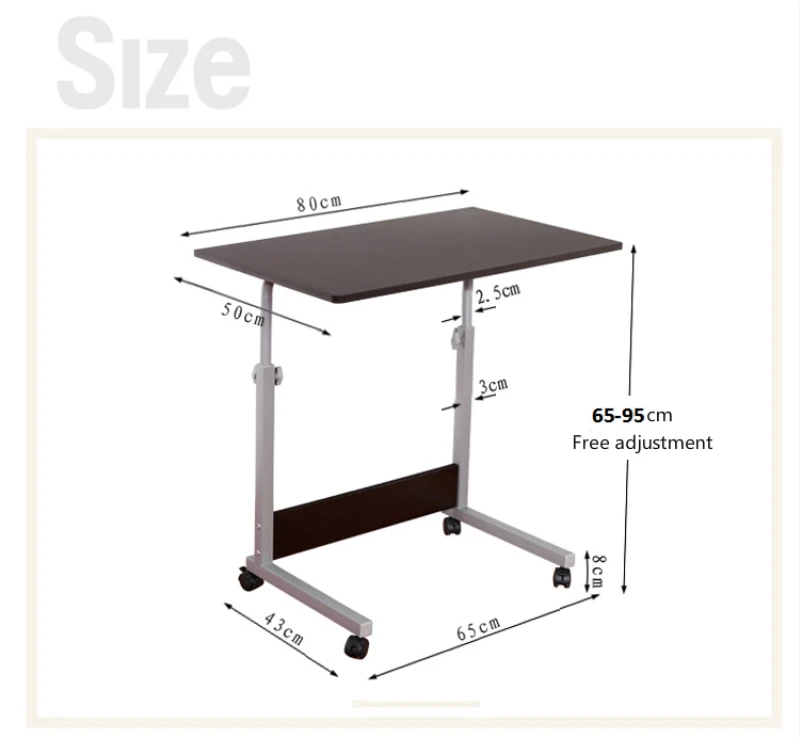 Simple Movable Writing Desk Lifted Household Bed Laptop Table Multifunction Adjustable Computer Desk Stable Staff Office Desk Simple Movable Writing Desk Lifted Household Bed Laptop Table Multifunction Adjustable Computer Desk Stable Staff Office Desk