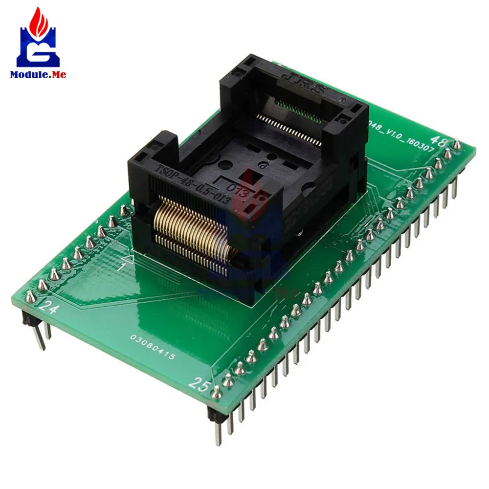 

Tsop 48 programmer TSOP48 to DIP48 Socket Adapter for TNM 5000 programmer Xeltek USB programmer and RT 809F