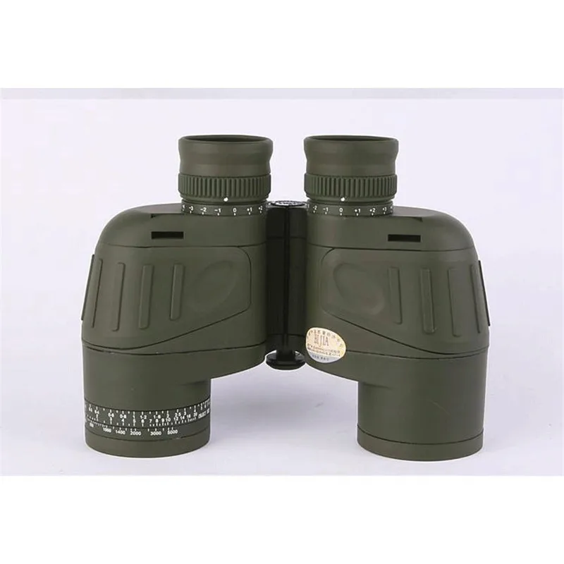 Binoculars 7x50 Military Standard Telescope Non-infrared Night Vision Hunting Nautical Compass + Ranging + with Coordinates
