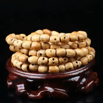 

BRO863 108 beads Tibetan Yellow Yak bone Carved Skull Prayer Malas Tibetan Rosary Necklace 6mm 8mm 10mm