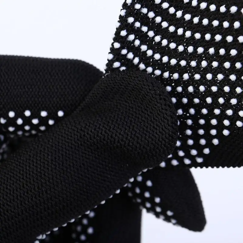 1 пара нейлоновые Нескользящие перчатки противоскользящие Черные Серые безопасные рабочие нейлоновые перчатки садовые защитные перчатки для обрезки