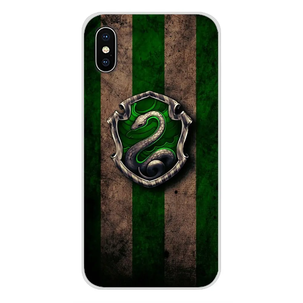 For Apple iPhone X XR XS MAX 4 4S 5 5S 5C SE 6 6S 7 8 Plus ipod touch 5 6 Slytherin Necktie Style Accessories Phone Cases Covers - Color: images 10