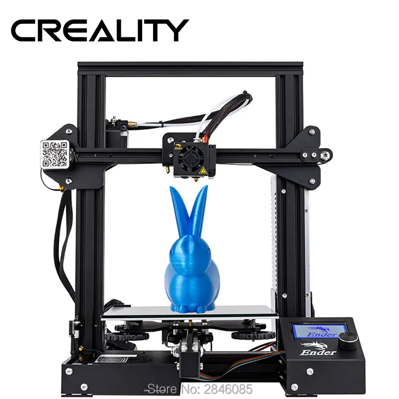 CREALITY 3D Ender 3 большой размер печати 220*220*250 мм Prusa 3d принтер DIY набор кровать с