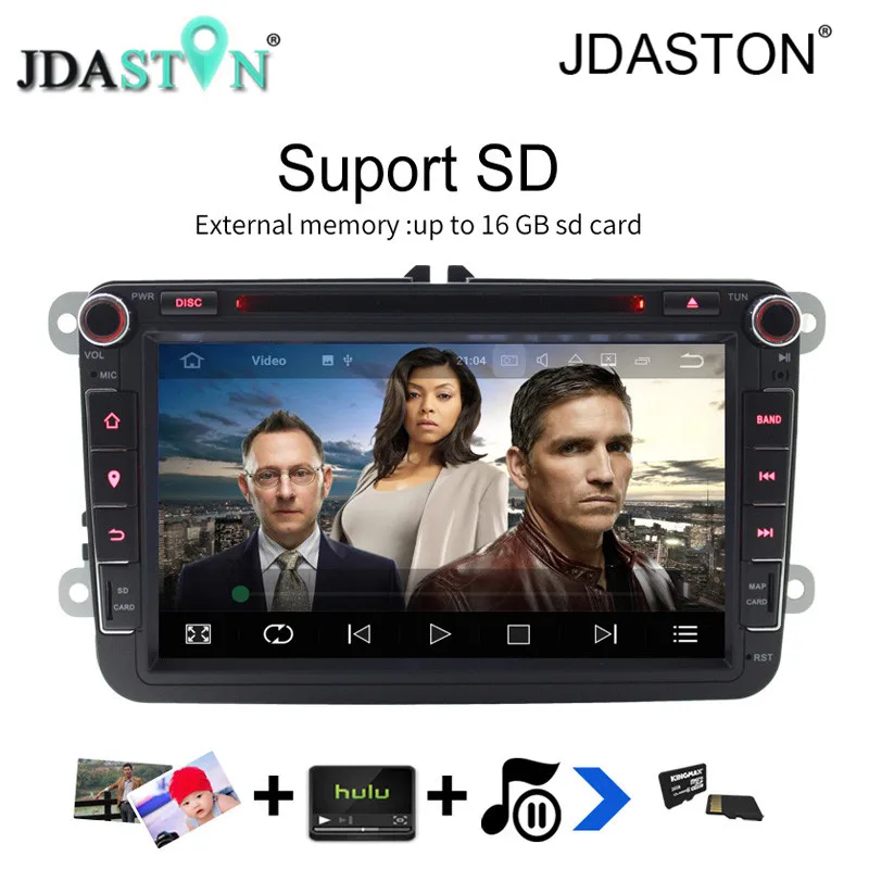 JDASTON 1G 16G 8INCH 2 DIN WIFI ANDROID 7 1 1 font b Car b font