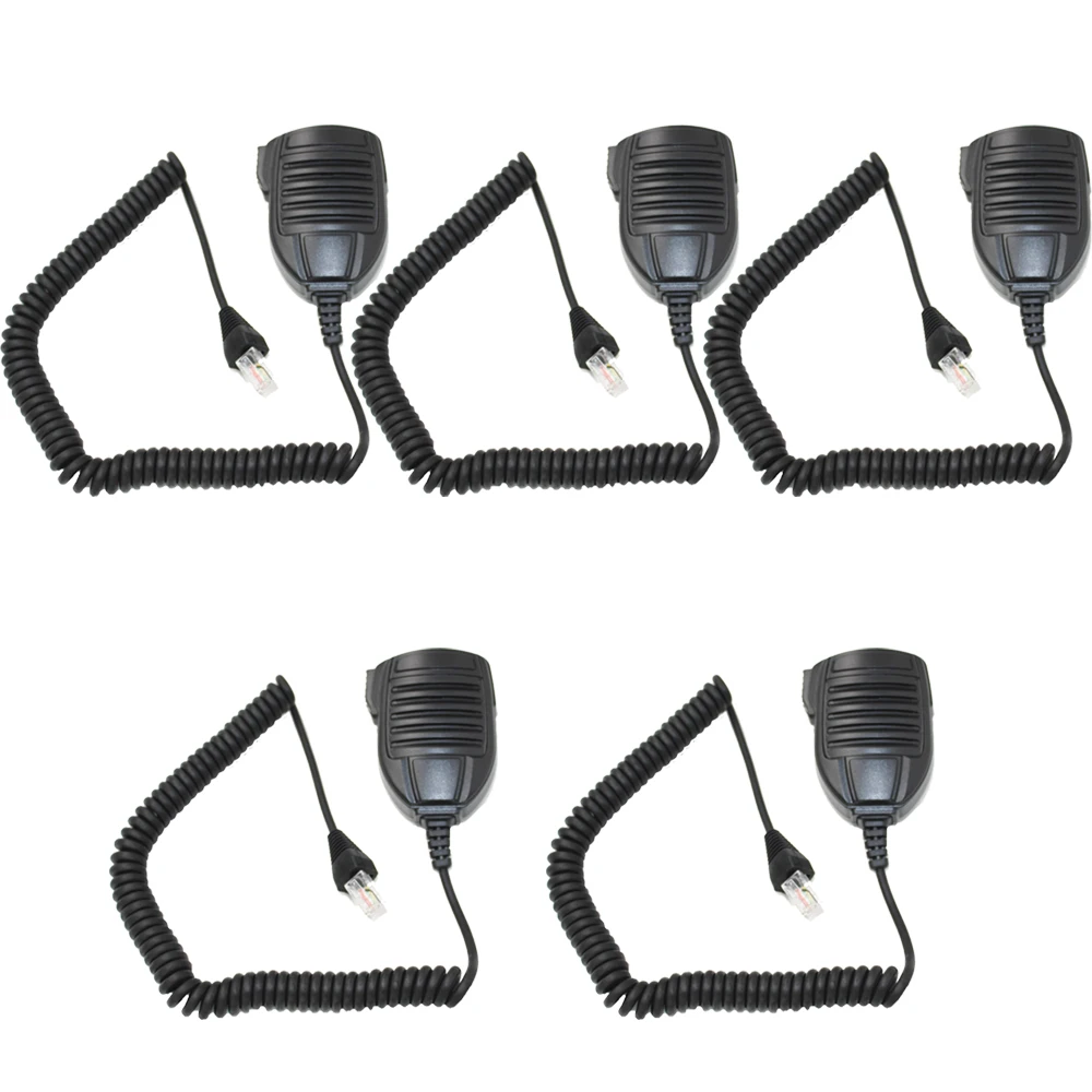 5Pcs iNiTONE Walkie talkie Standard Mobile Mic For Vertex Yaesu MH-67A8J 8 pin VX-2200 VX-2100 VX-3200 two way  Radio