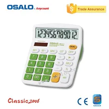 OSALO OS-837V Красочный Электронный Калькулятор с Большими Кнопками Круп Дисплей Компьютера Двойной Солнечной Энергии Рабочего Ручной Расчета