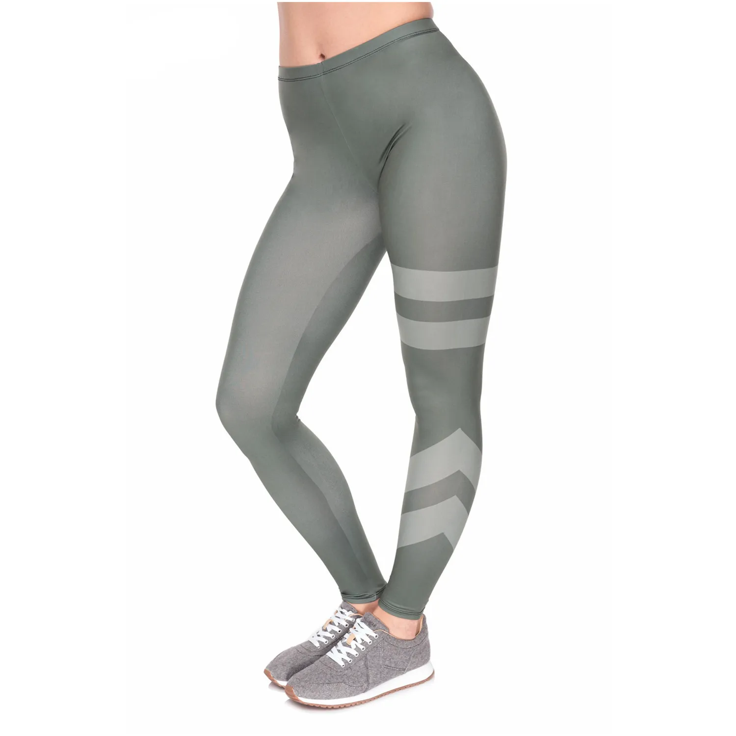 Women Fitness Leggings Workout High Waist Leggins Sexy Jeggings Khaki Arrow Printed Pants Push Up Athleisure Slim Skinny Legging Leggings