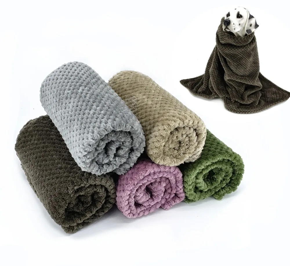 

Super Comfy Dog Blanket Pet Blanket Velvet Plush Fleece Material Various Color and Sizes for Small Medium Large Dogs