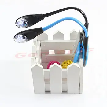 

Fashion Clip-on Bright Booklight LED Travel Book Reading Lamp White Light