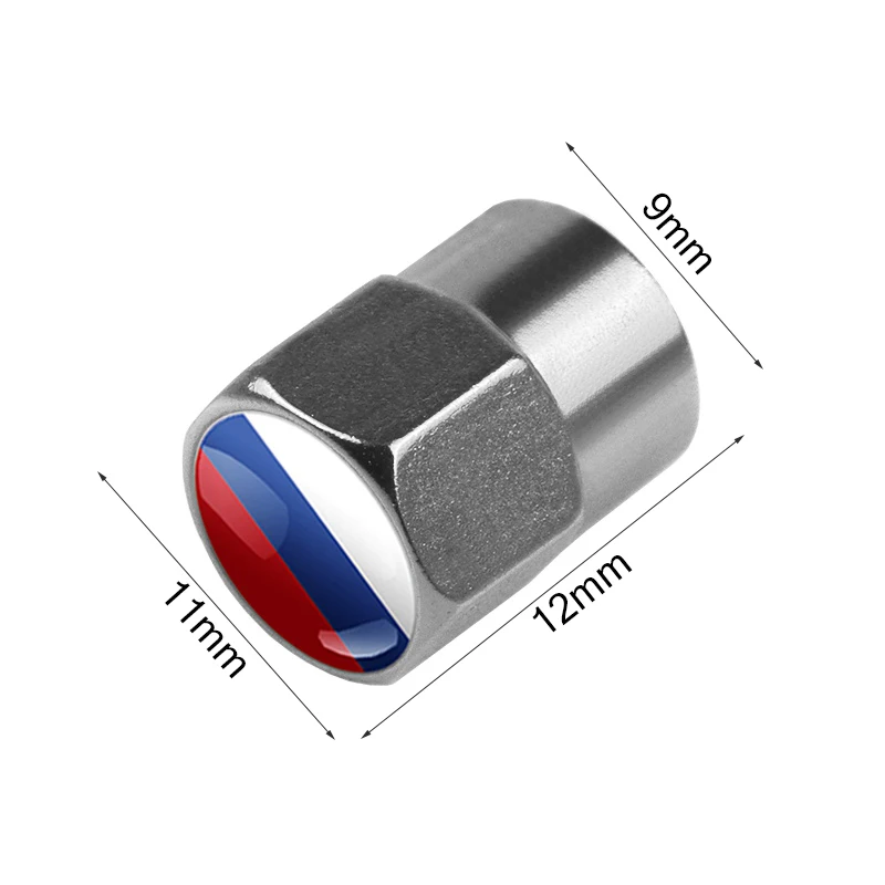 4 шт. автомобильный Стайлинг Национальный флаг алюминиевый сплав автомобильные колеса Шины Клапаны шток шины воздушные колпачки герметичный чехол автомобильные аксессуары 5 цветов