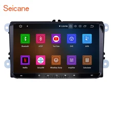Seicane 9" Android 10.0 GPS Car Radio for 2003 2011 VW Scirocco Golf Polo Passat Tiguan Touran Sharan Seat Toledo Leon Alhambra