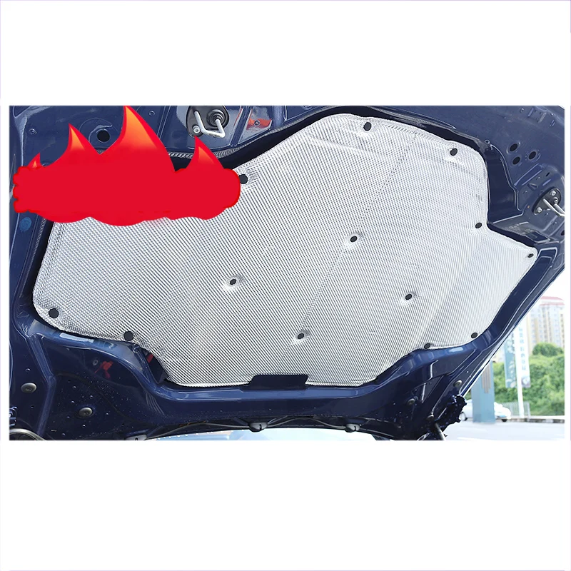 

lsrtw2017 car engine hood head noise insulation cotton for bmw x3 2018 2019 2020 g01 x4 g02