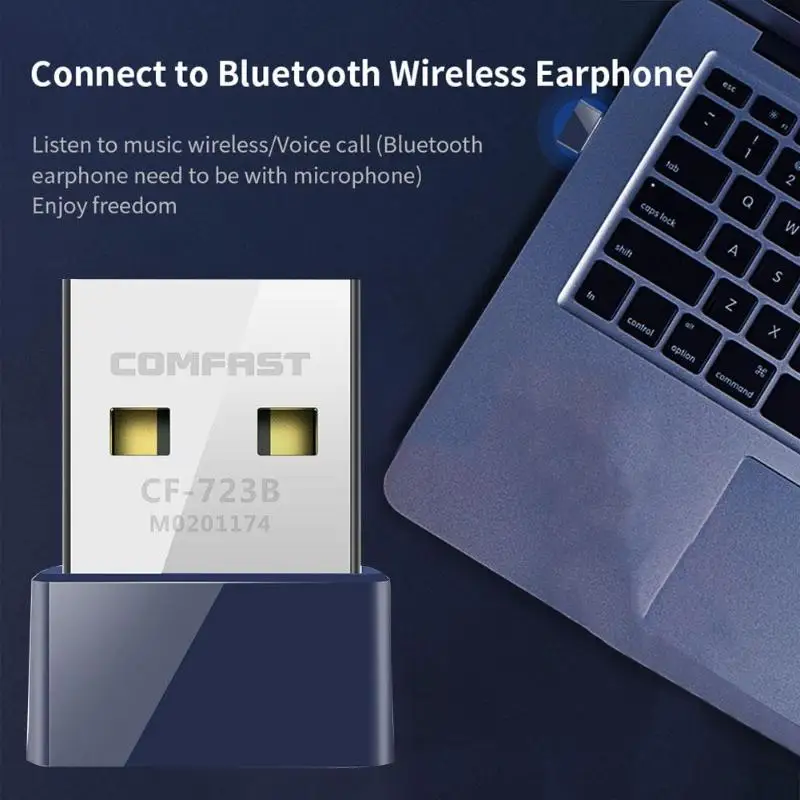 COMFAST CF-723B Mini 2 в 1 USB Bluetooth WiFi адаптер 150 Мбит/с беспроводной сетевой картоприемник для ноутбука Настольный Mac