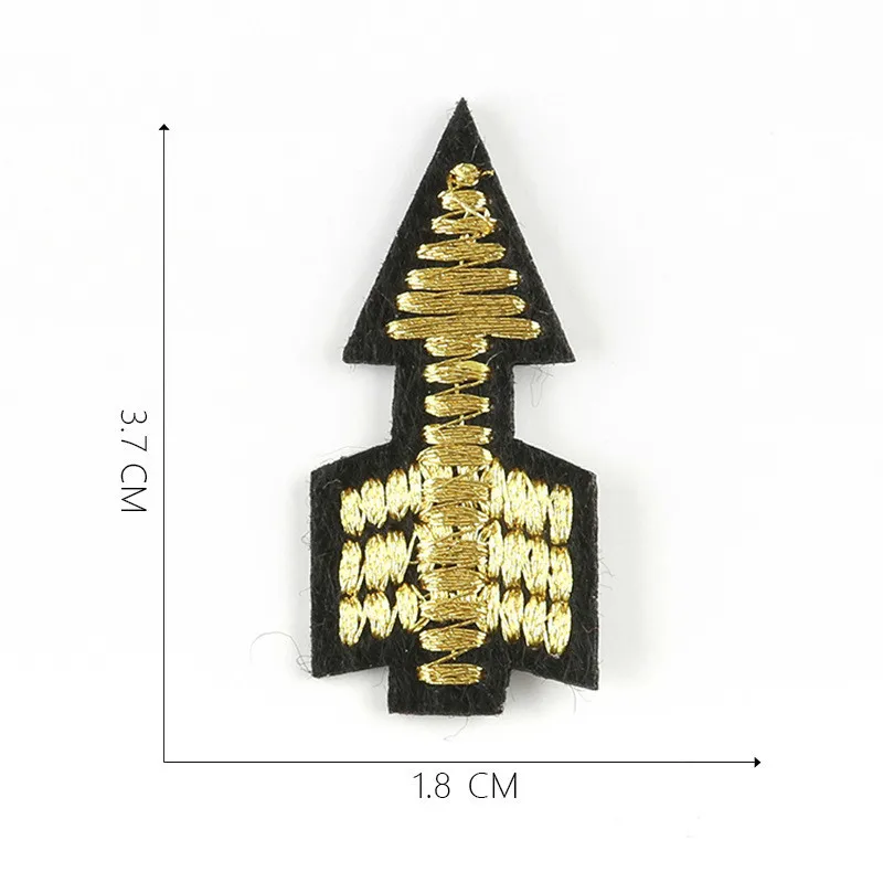 Новинка года; 1 предмет; знак поворота; эмблема стрелы; вышитая железная нашивка; Экологически чистая детская одежда; футболка; одежда высокого качества - Цвет: 5