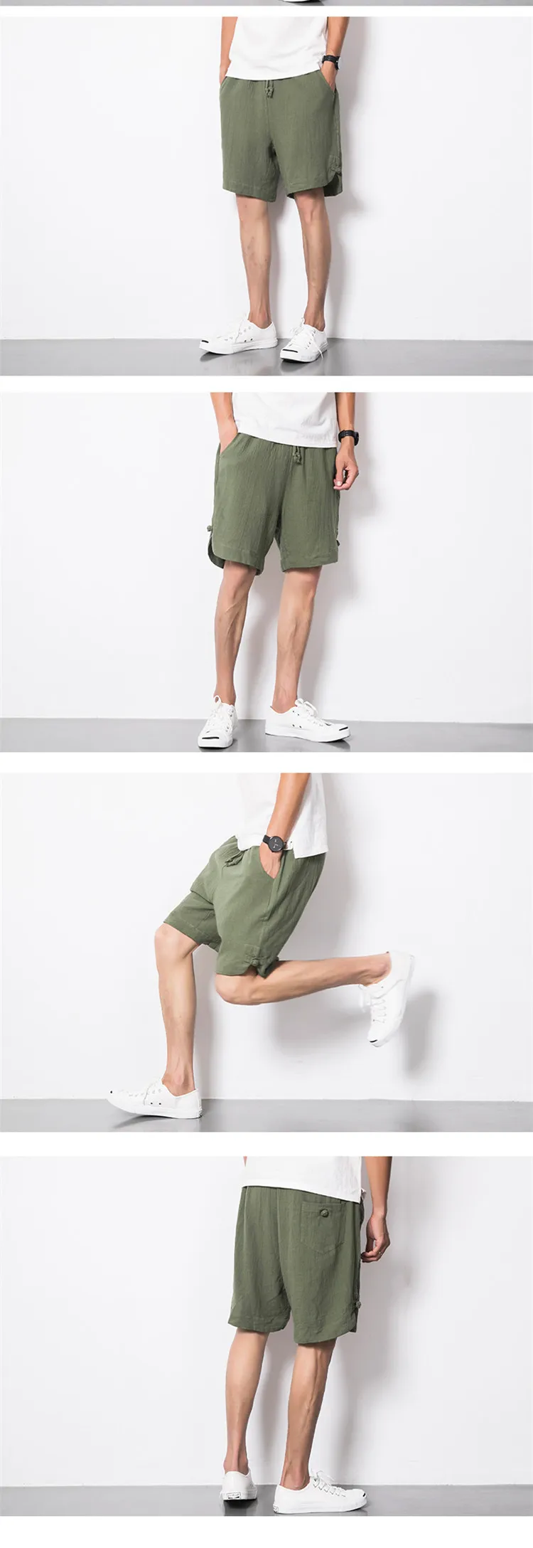 Men-s-Beach-Shorts-2017-Summer-Cotton-Stripe-Dot-Printed-Slim-Business-Casual-Shorts-Brand-Male_