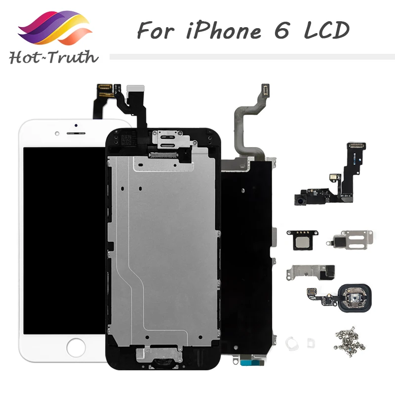 Koop AAA + + + Voor iPhone 6 LCD Volledige Vergadering Compleet Display Met 3D Kracht Touch Voor iPhone 6G Screen Vervanging a1549 A1586 A1589