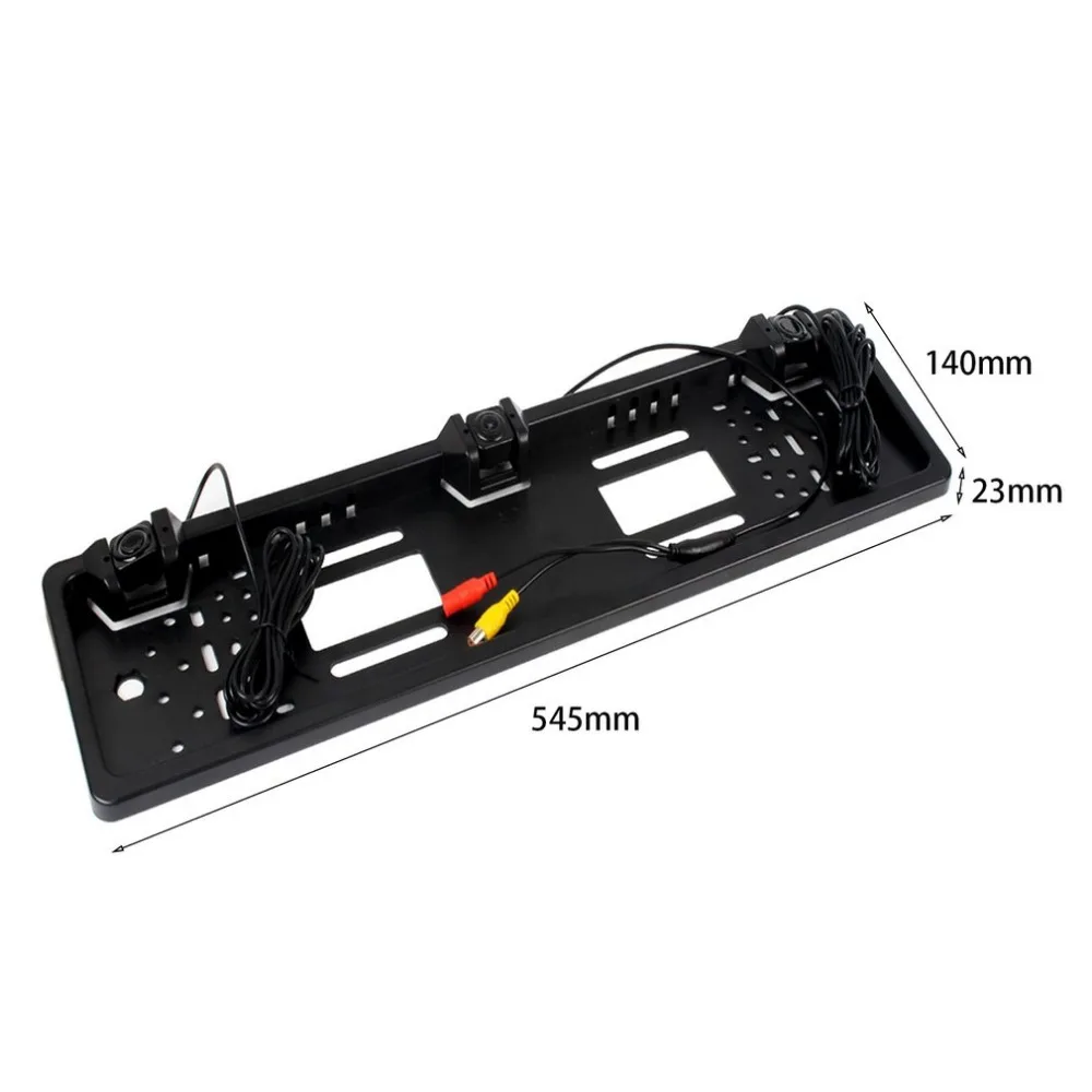 Универсальный автомобильный номерной знак, камера, датчик парковки, светодиодный дисплей, Видео парковочная система, радиолокационная система заднего вида
