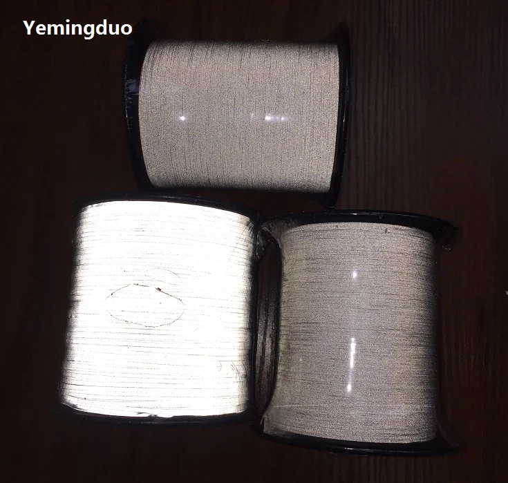 

1.0mm*2000m Reflective Thread High Visibility Two-Side Reflective Effection Reflective Warning Safety Silk