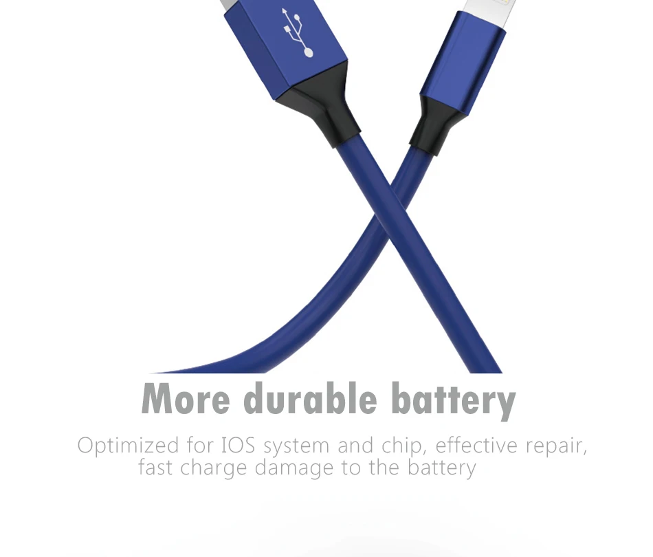 NOHON USB Cable Charging Cable For iPhone X XS MAX XR 8 7 5s 6 6S Plus For ipad Mini 1 2 3 4 TPE Data Sync Lighting Charger Line (3)