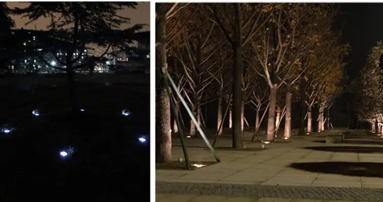Caminho da Lâmpada Paisagem ao ar Frete Grátis Branco Quente Frio Levou Luz Subterrânea Enterrado Chão Recesso Inground Quintal Livre Iluminação 9 w 12 Luzes e Iluminação