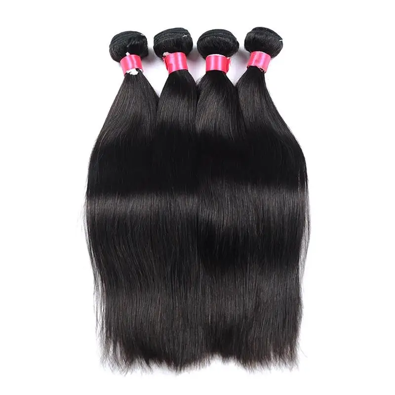 Pinshair Natural Color Indian Hair Wet And Wavy Human Hair Weave Weft Extensions 3 Bundles Deals 10-18 Inch Non Remy Thick Hair (16)